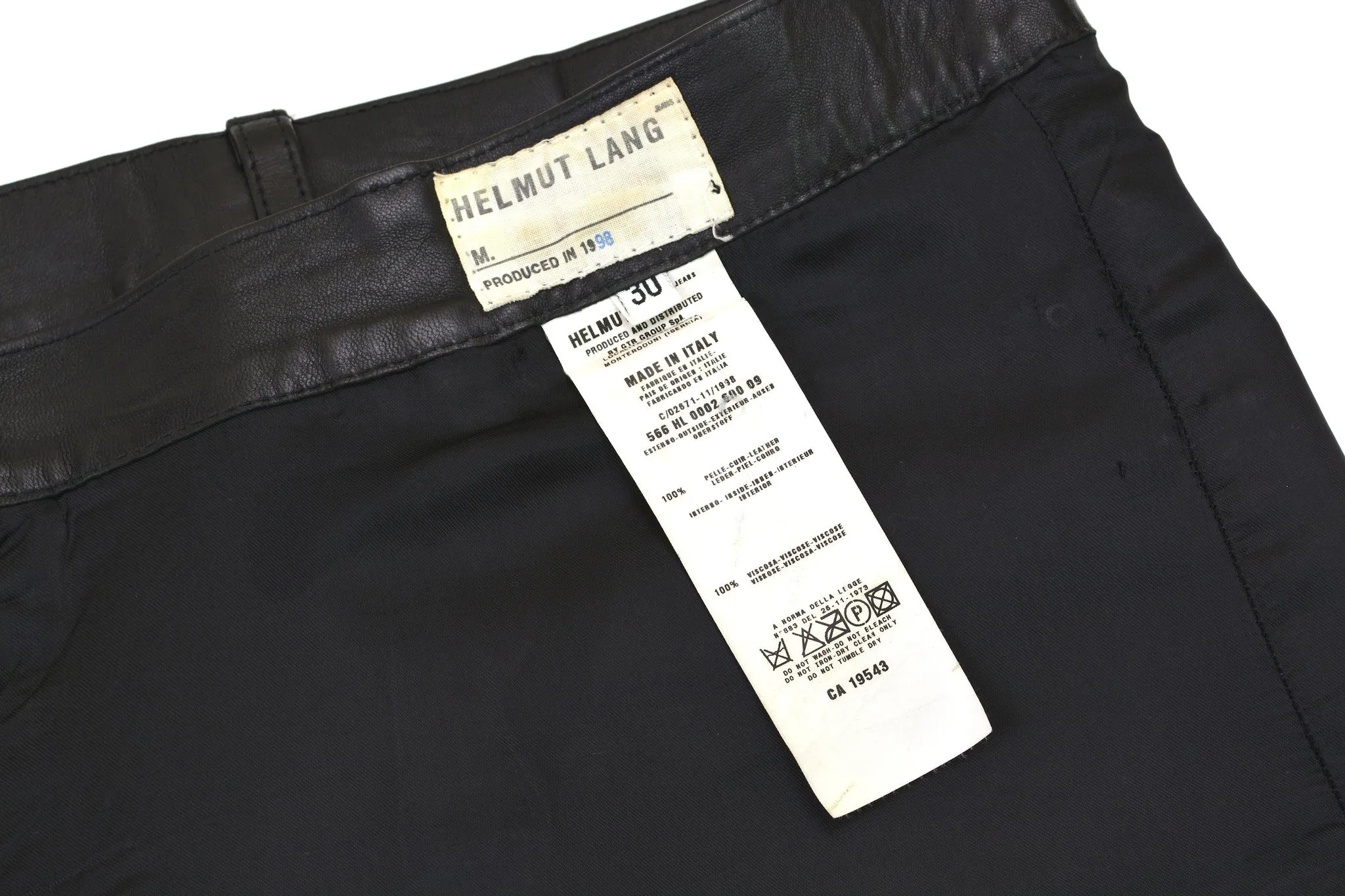 1998 Fine Calf Leather Classic Jeans