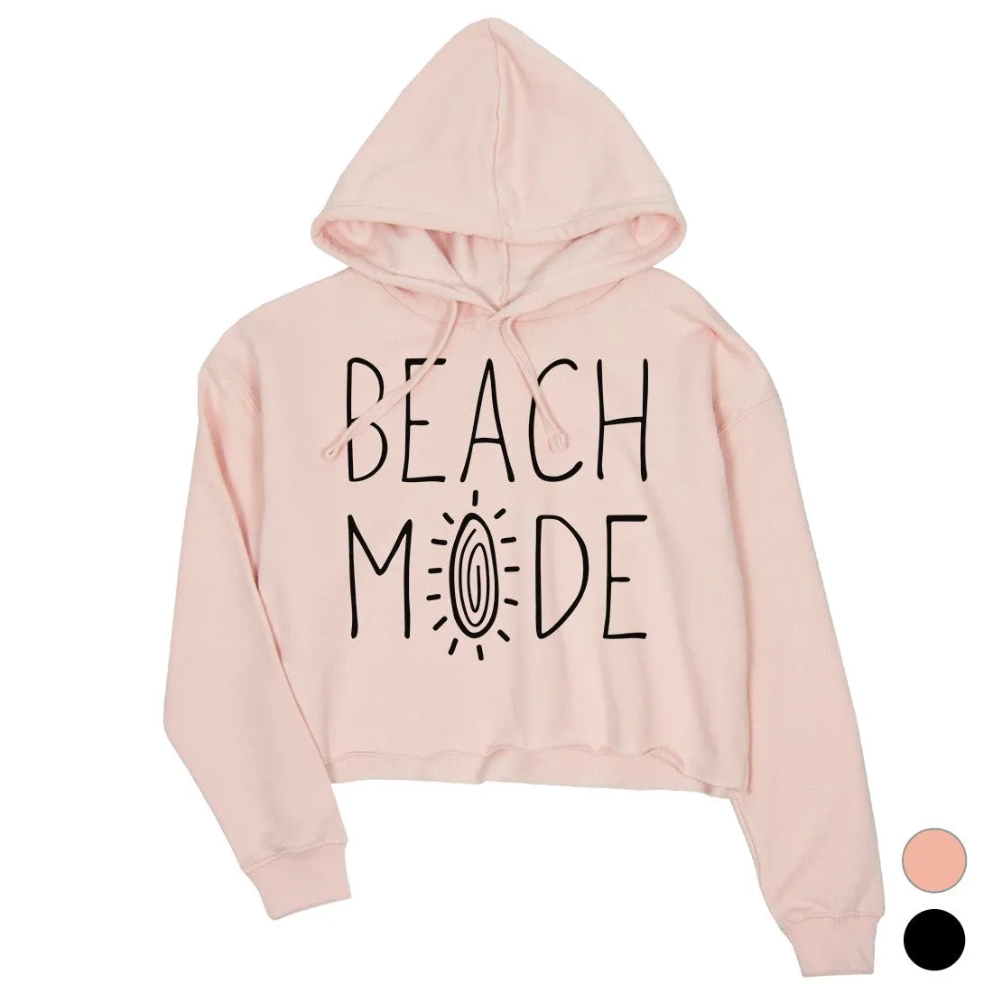 365 Printing Beach Mode Womens Crop Hoodie Cute Summer Gift Beach Vacation