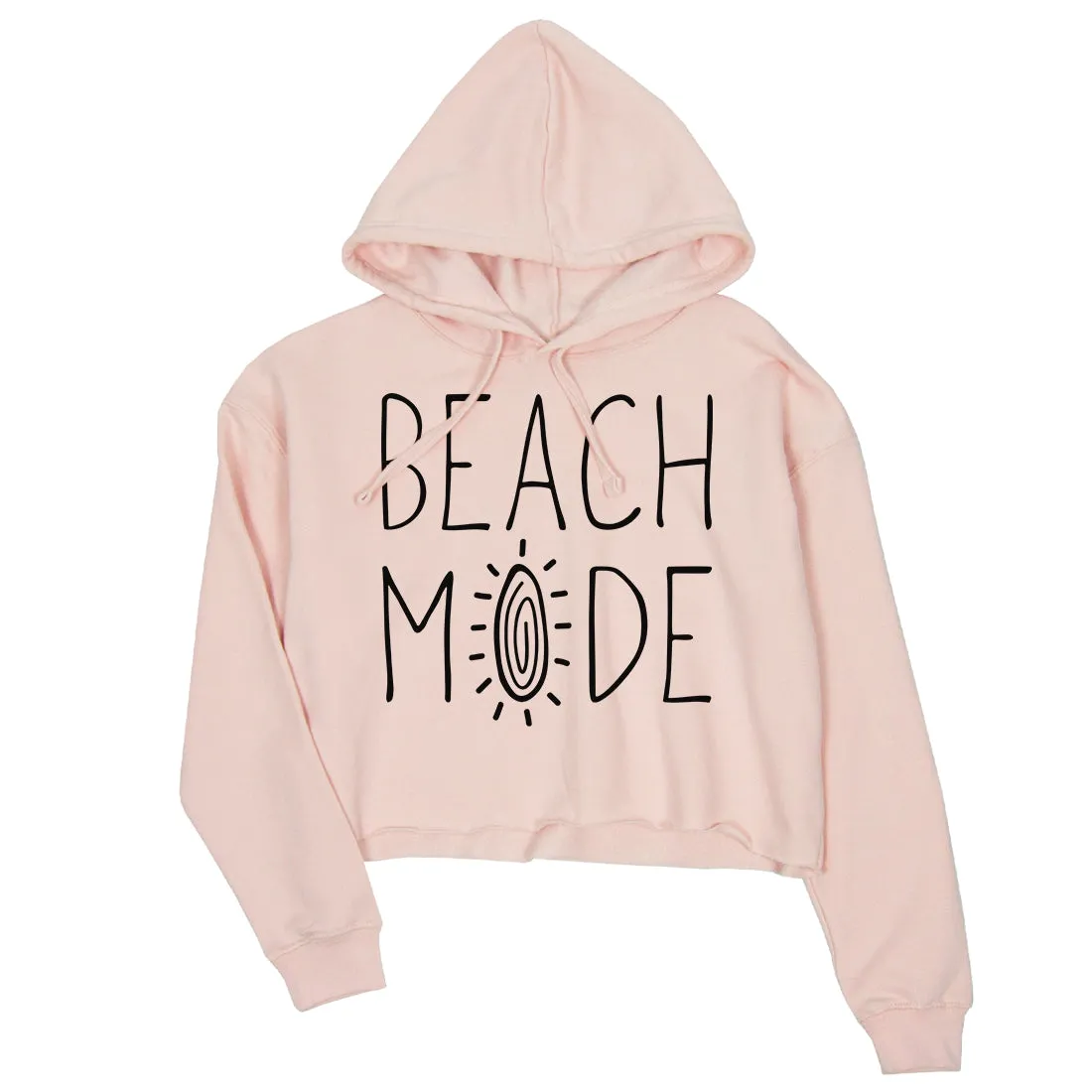 365 Printing Beach Mode Womens Crop Hoodie Cute Summer Gift Beach Vacation