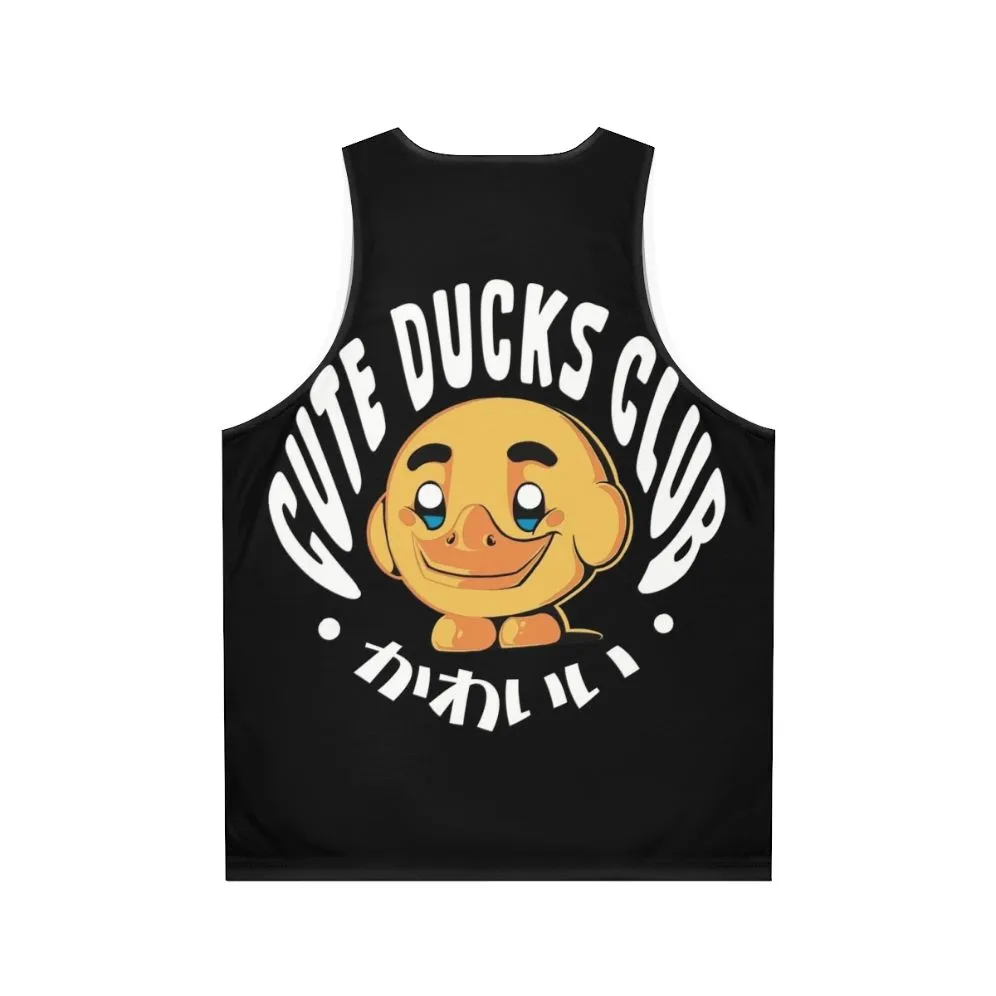 Adorable Ducks Unisex Tank Top for Stylish Animal Lovers