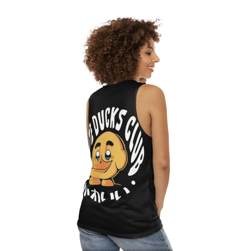 Adorable Ducks Unisex Tank Top for Stylish Animal Lovers