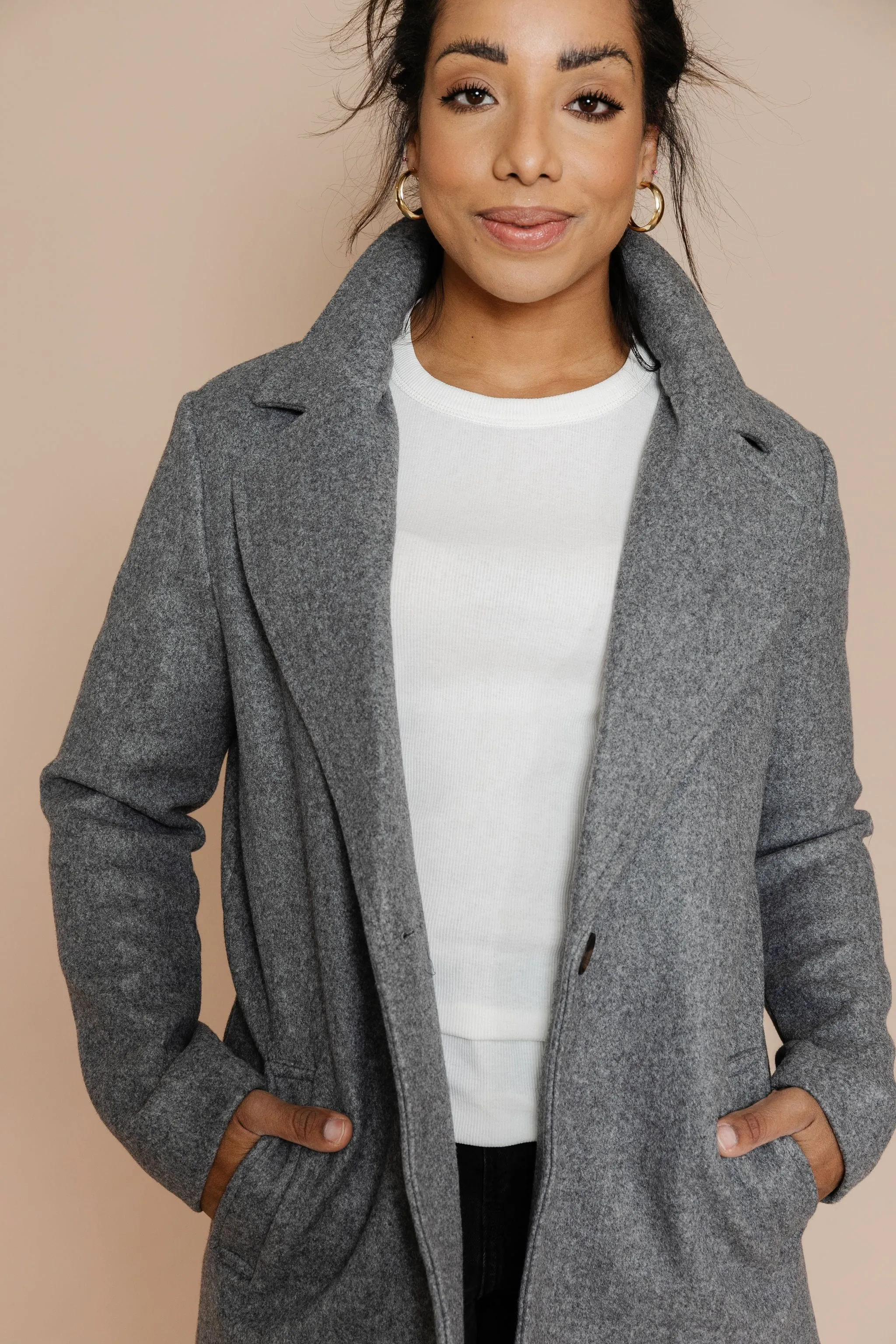 Audrey Coat in Grey