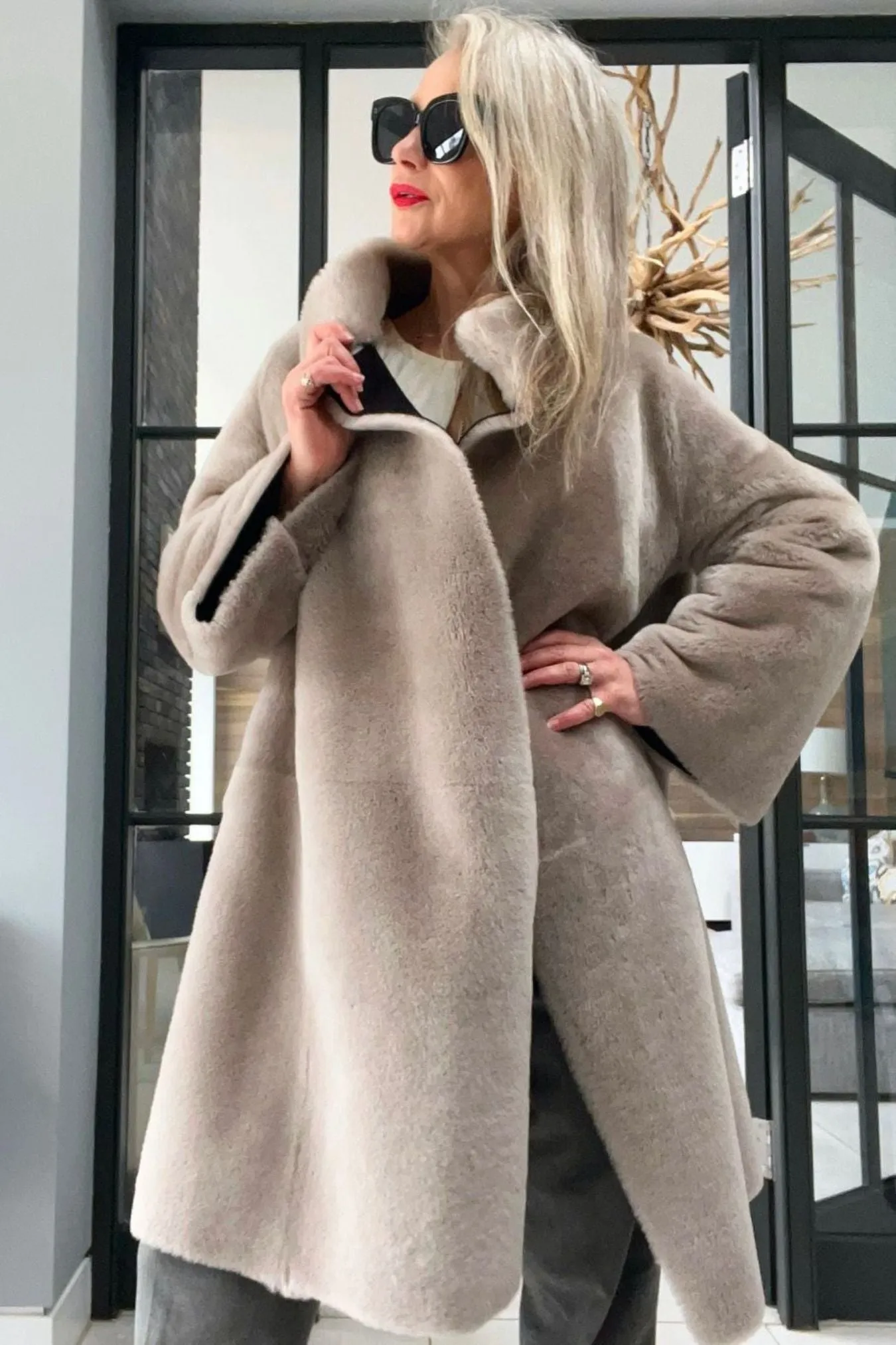 Audrey Shearling Coat