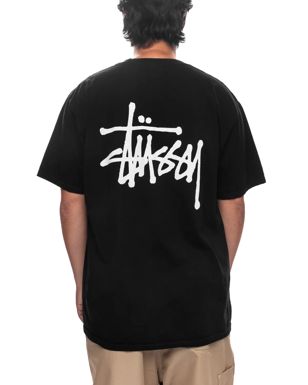 Basic Stussy Pigment Dyed Tee Black