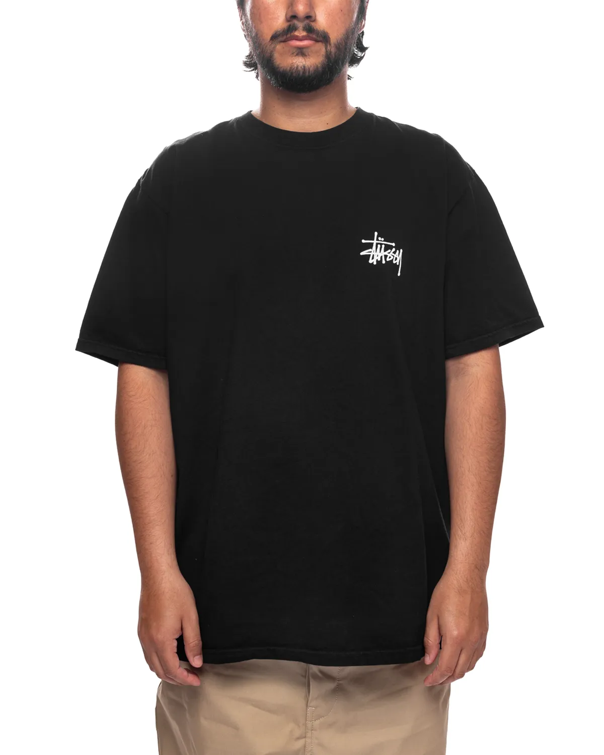 Basic Stussy Pigment Dyed Tee Black