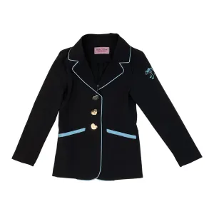 Belle & Bow Show Coat Sweetheart in Black/Turquoise - Children's 5