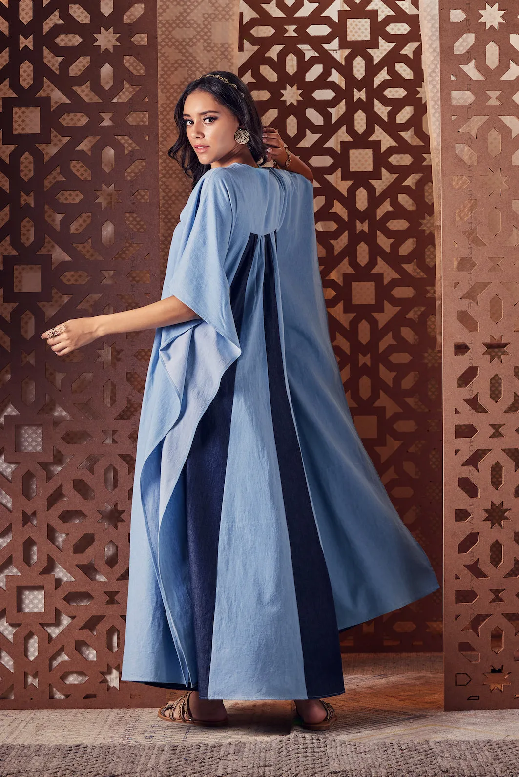 Blue Denim Kaftan