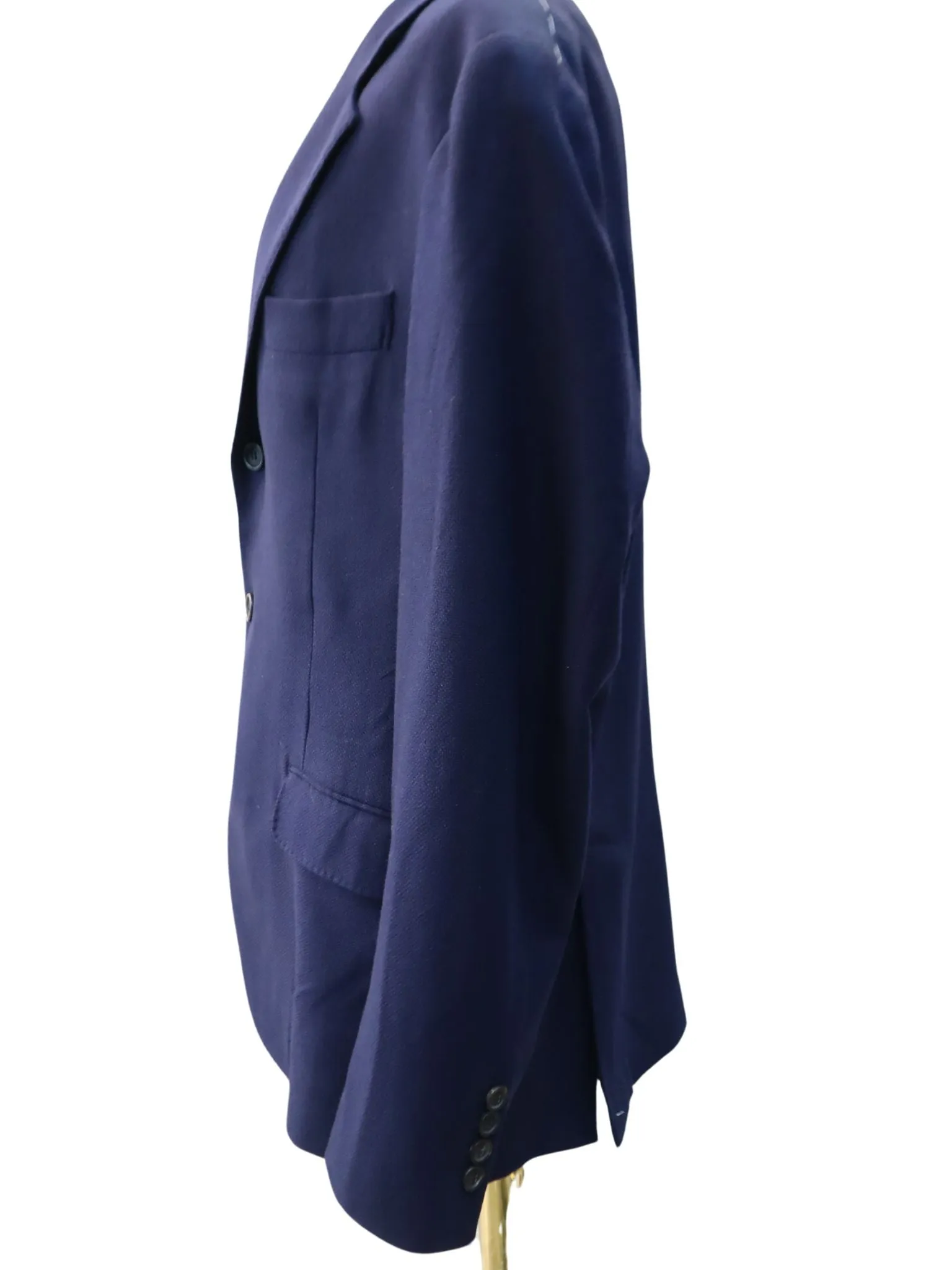 Brunello Cucinelli New Mens Navy Cashmere & Silk Blazer