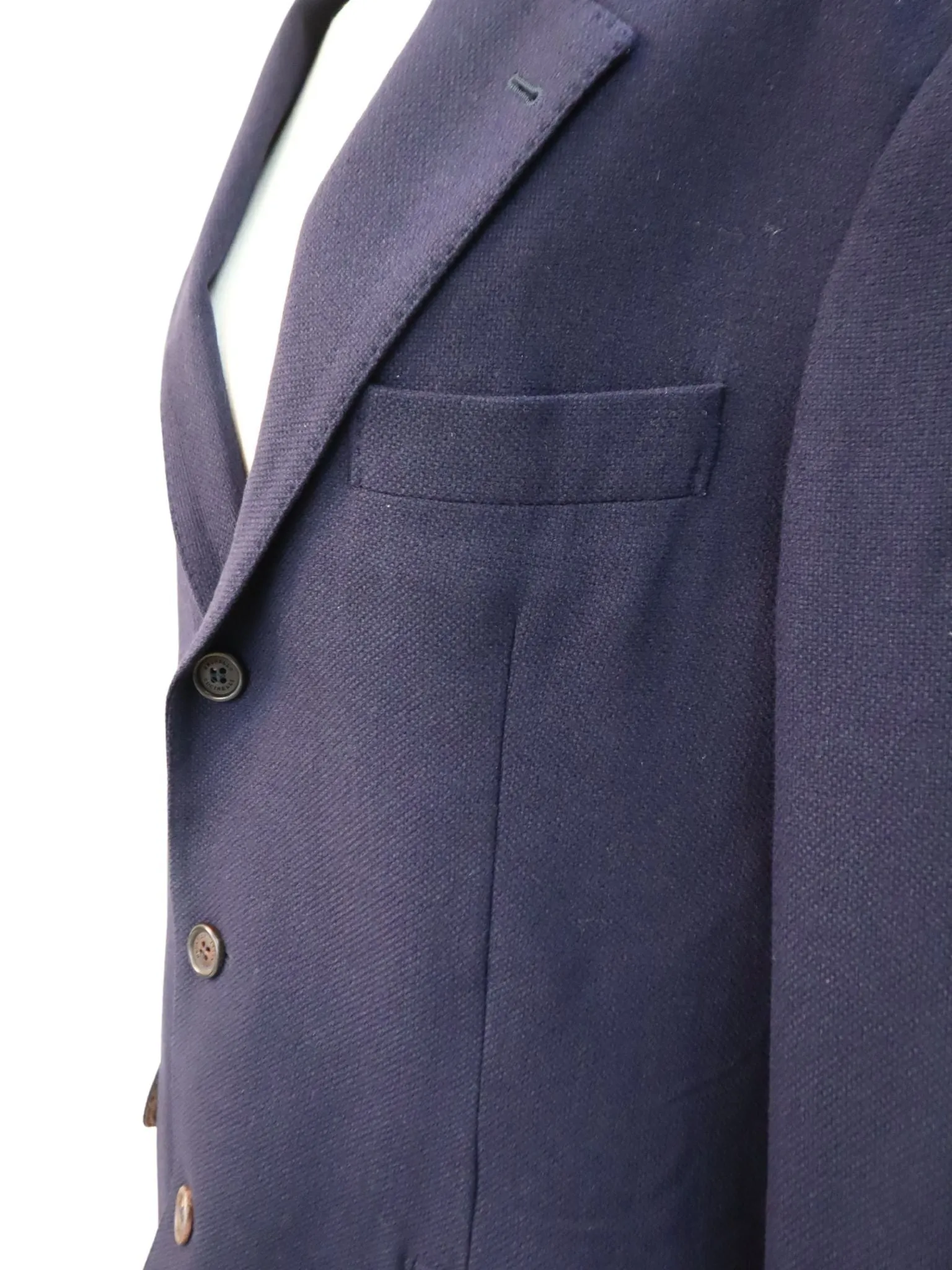 Brunello Cucinelli New Mens Navy Cashmere & Silk Blazer