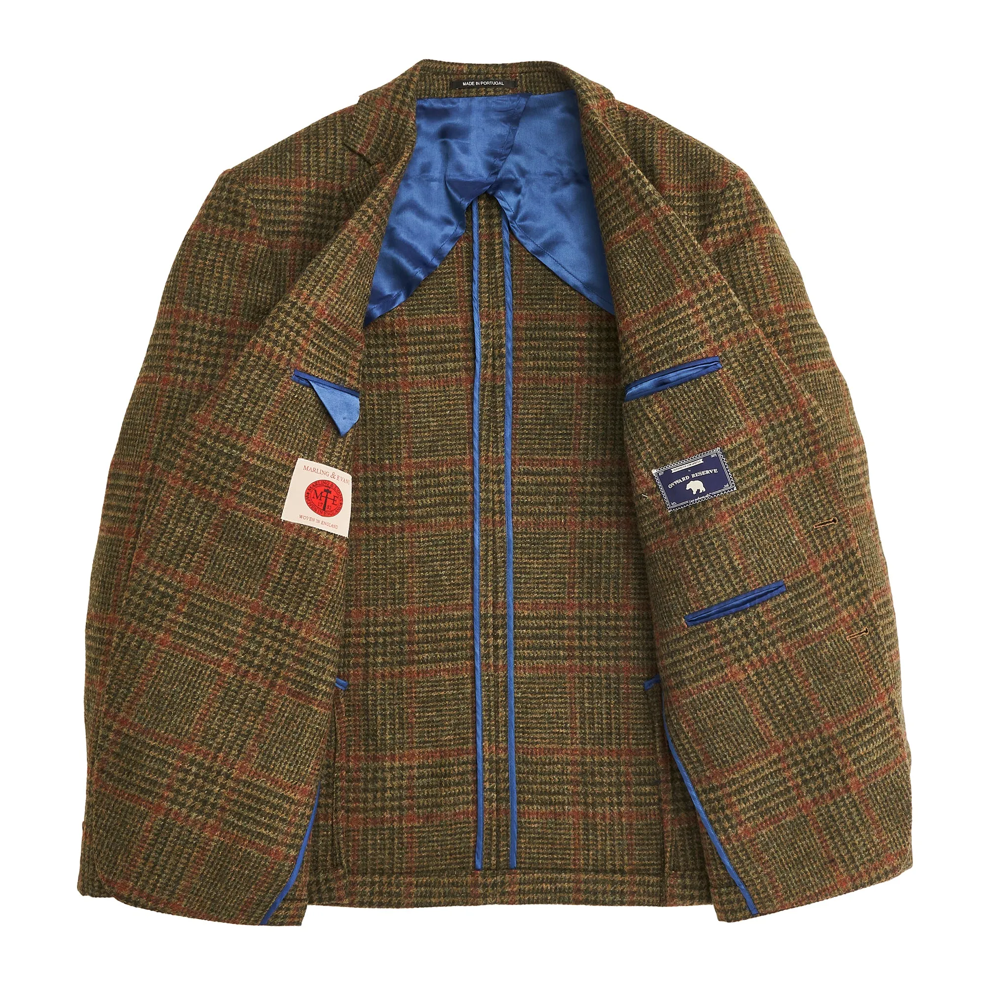 Calliste/Autumn Check Sport Coat - Calliste Green