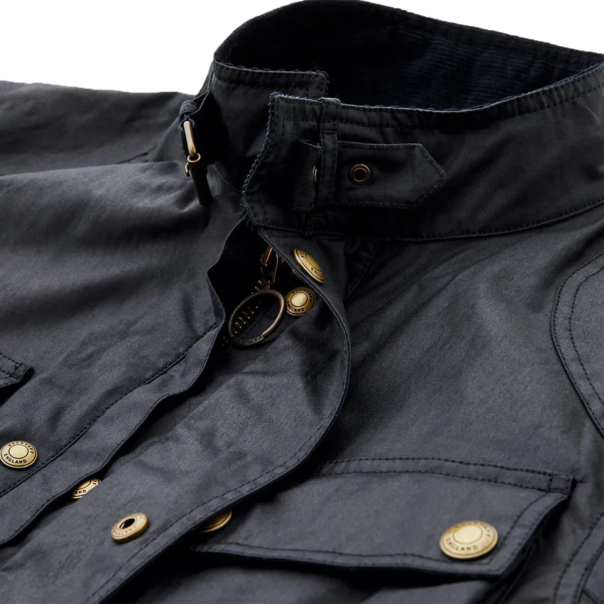 Dark Navy Fieldmaster Waxed Cotton Jacket