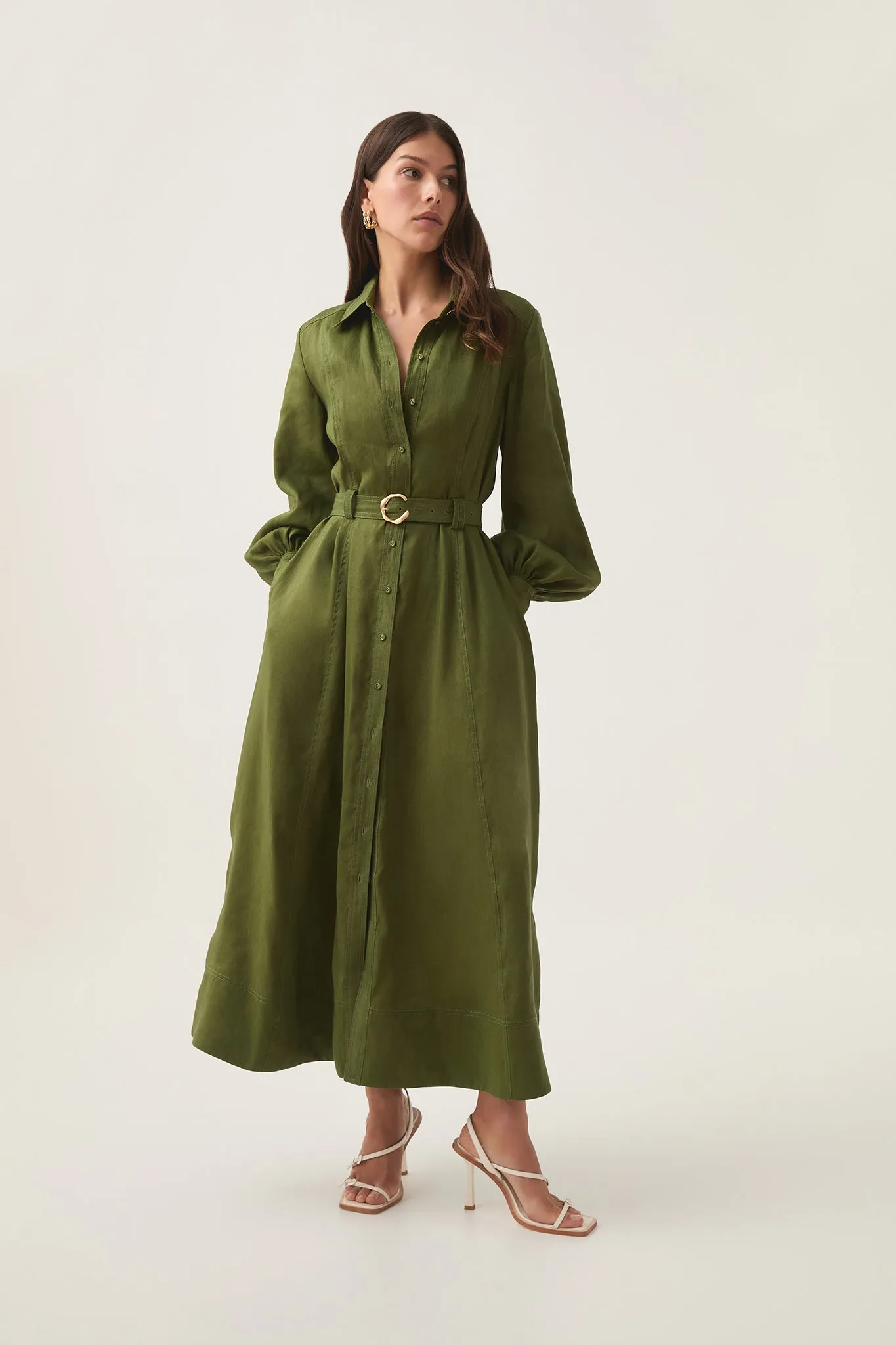 Enchanter Scarf Midi Dress