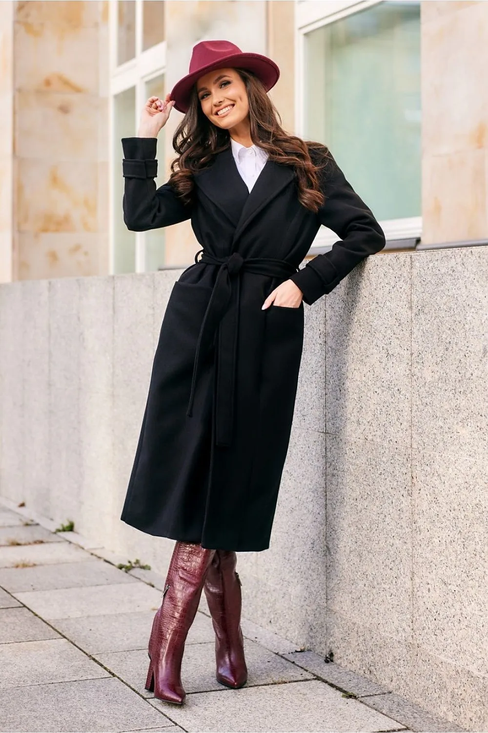 Full Length Belted Coat