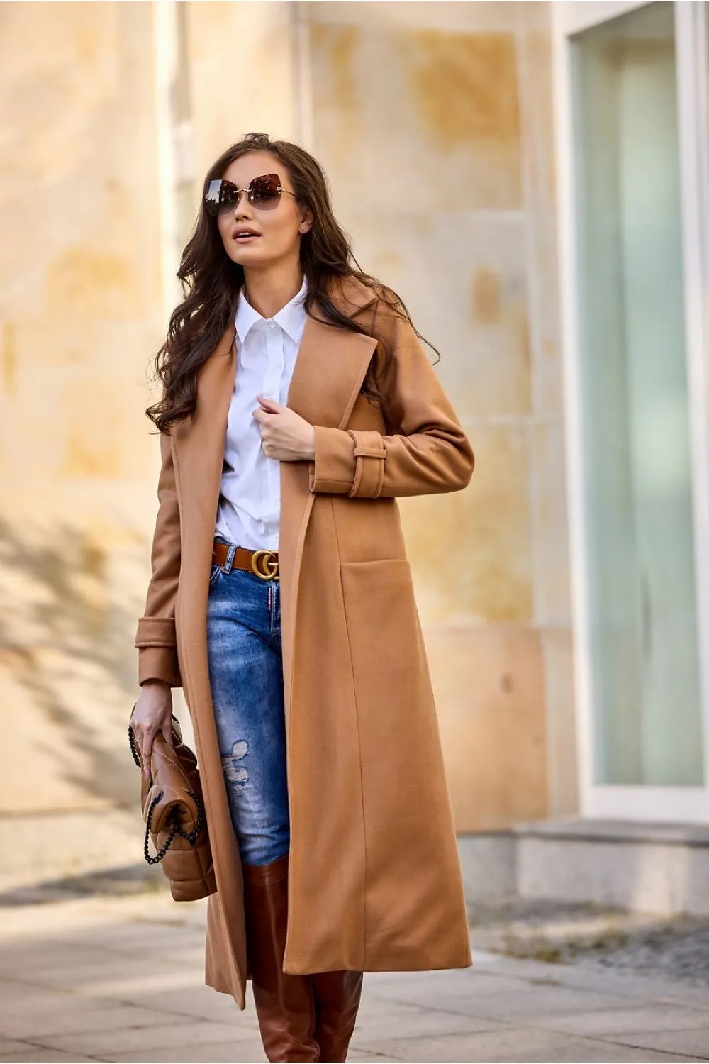 Full Length Belted Coat