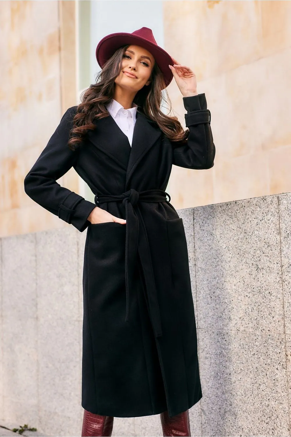 Full Length Belted Coat