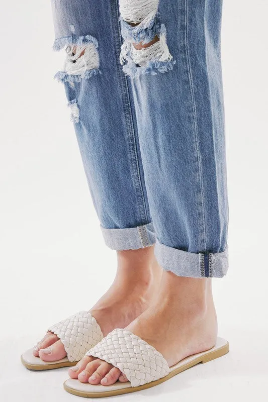 Mia Mid  Rise Classic Boyfriend Jeans