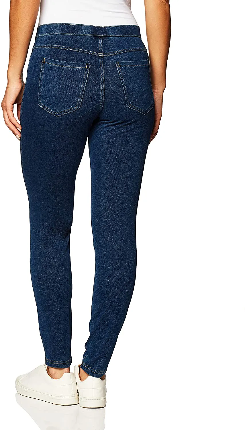 No Nonsense Women's Classic Indigo Denim Jean Leggings