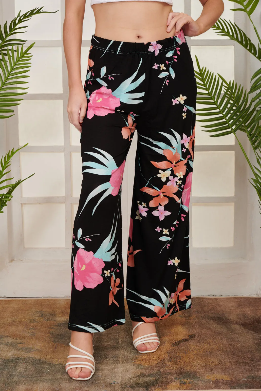 Palazzo Trouser Floral Print