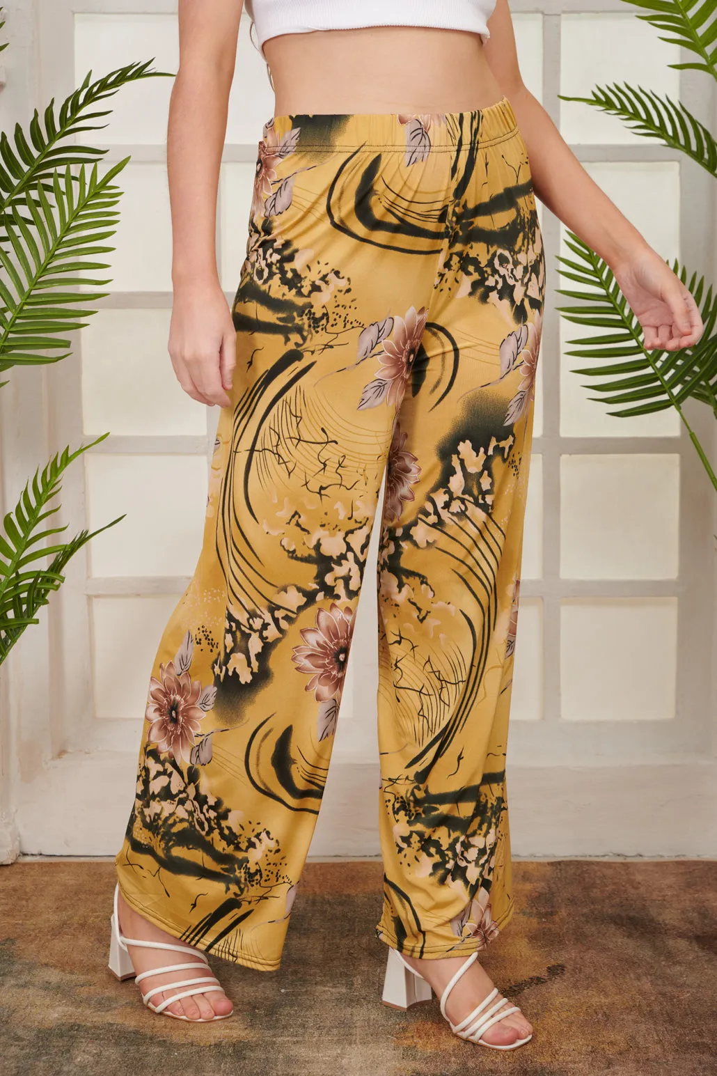 Palazzo Trouser Floral Print