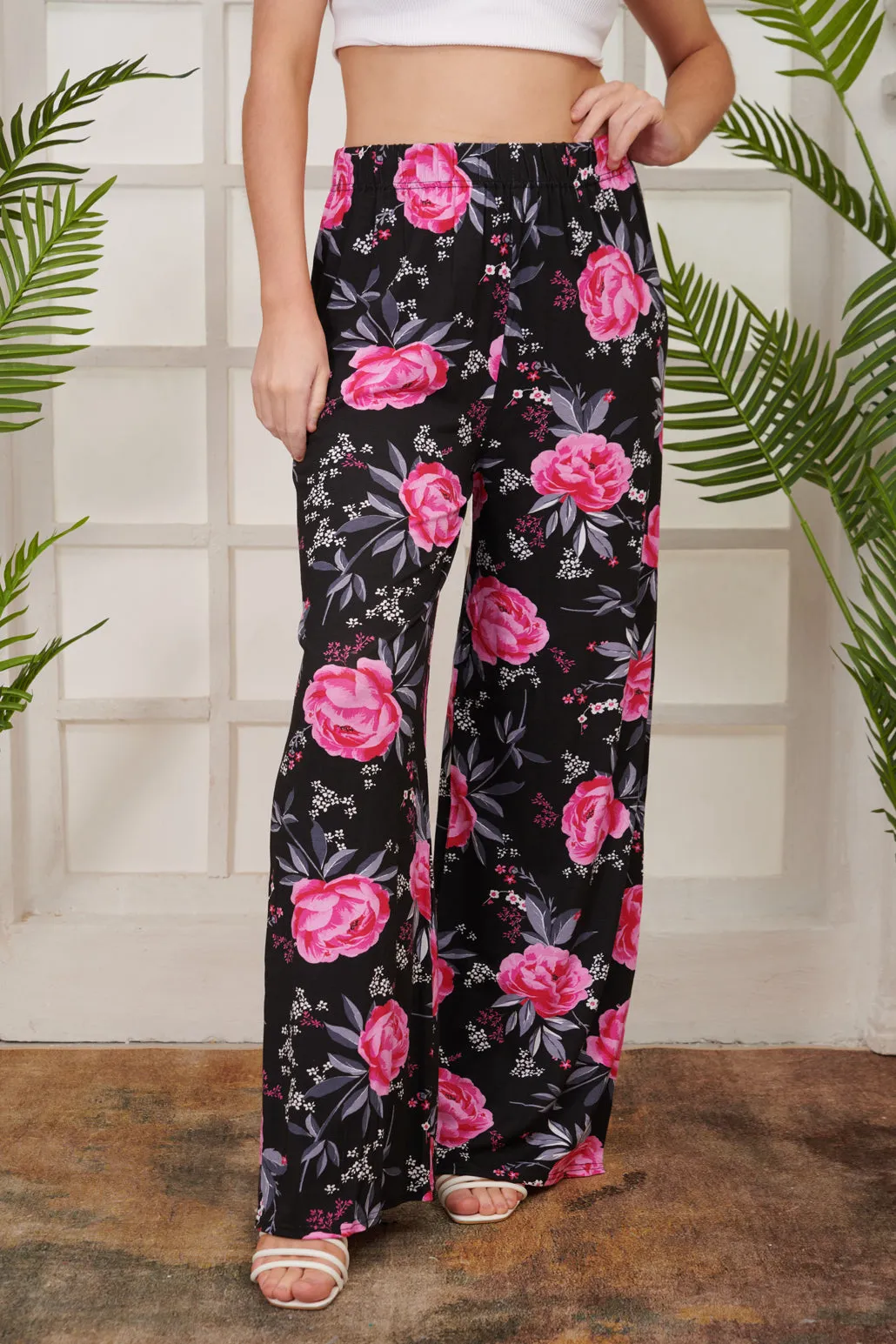 Palazzo Trouser Floral Print