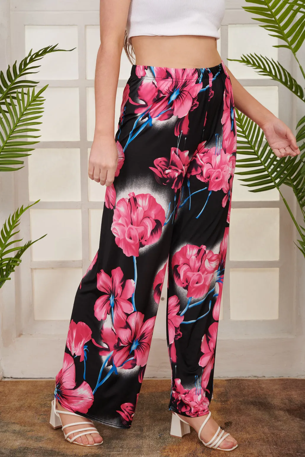 Palazzo Trouser Floral Print