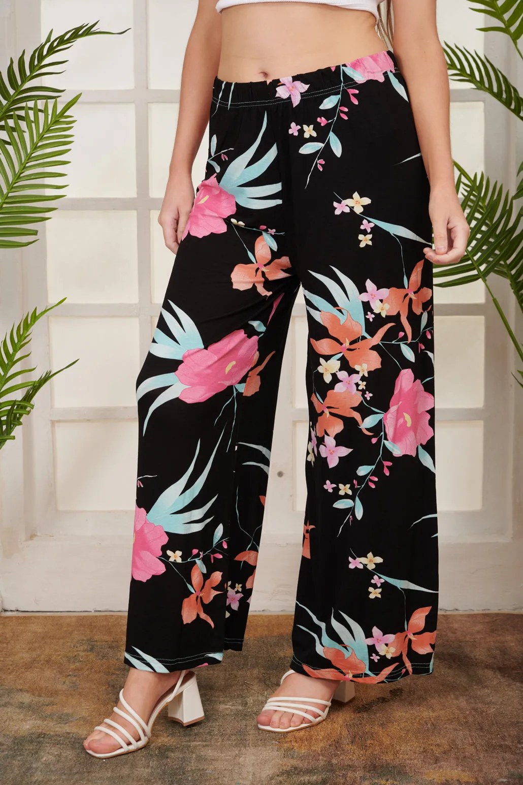 Palazzo Trouser Floral Print