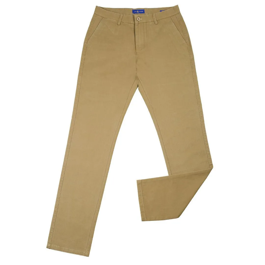 PRL Custom Fit Mesh Chinos-Brown