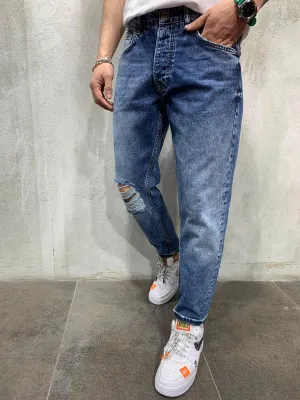 Ripped Jeans Light Wash