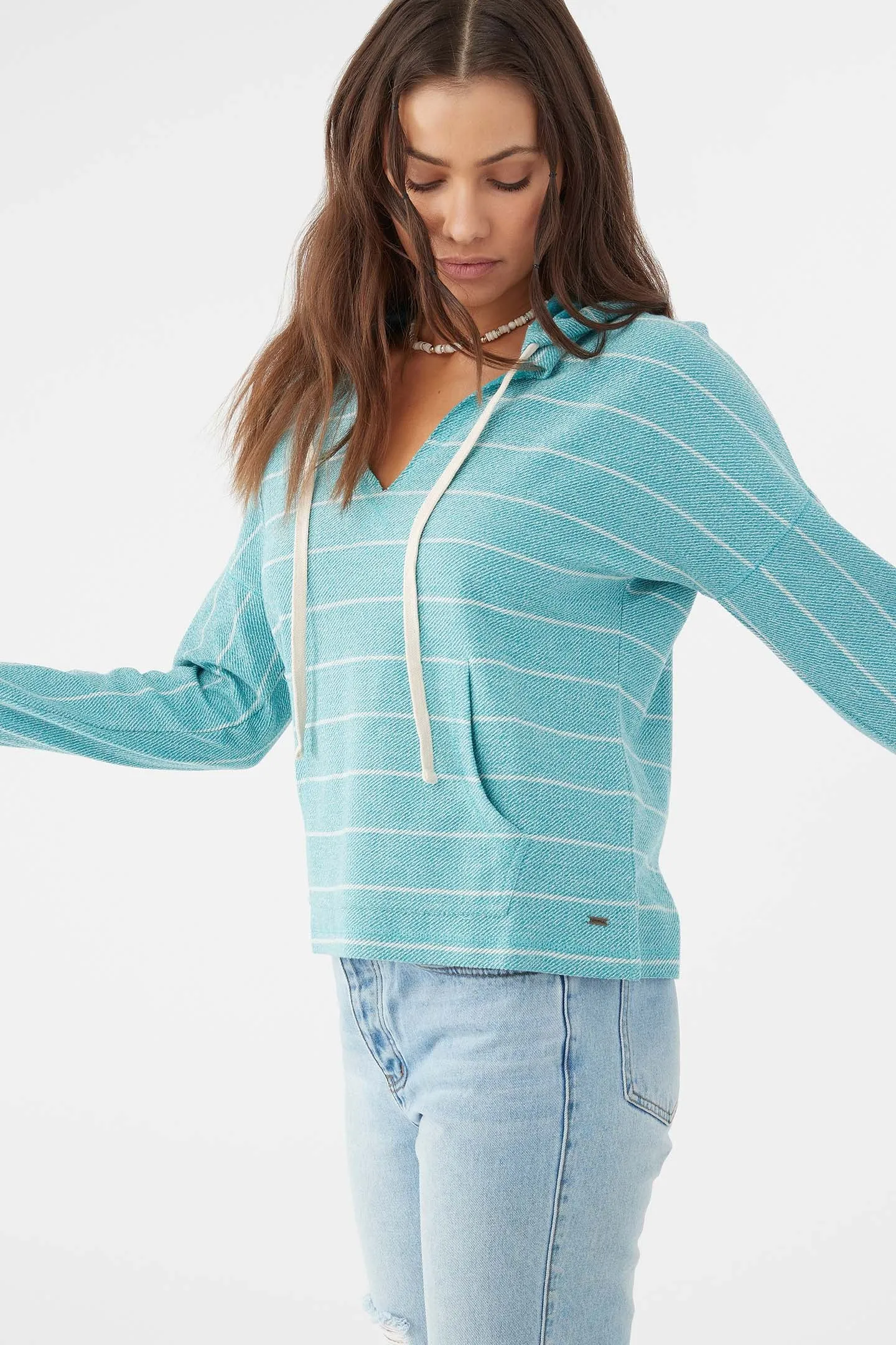 ROSARITO HOODED LOUNGE PULLOVER