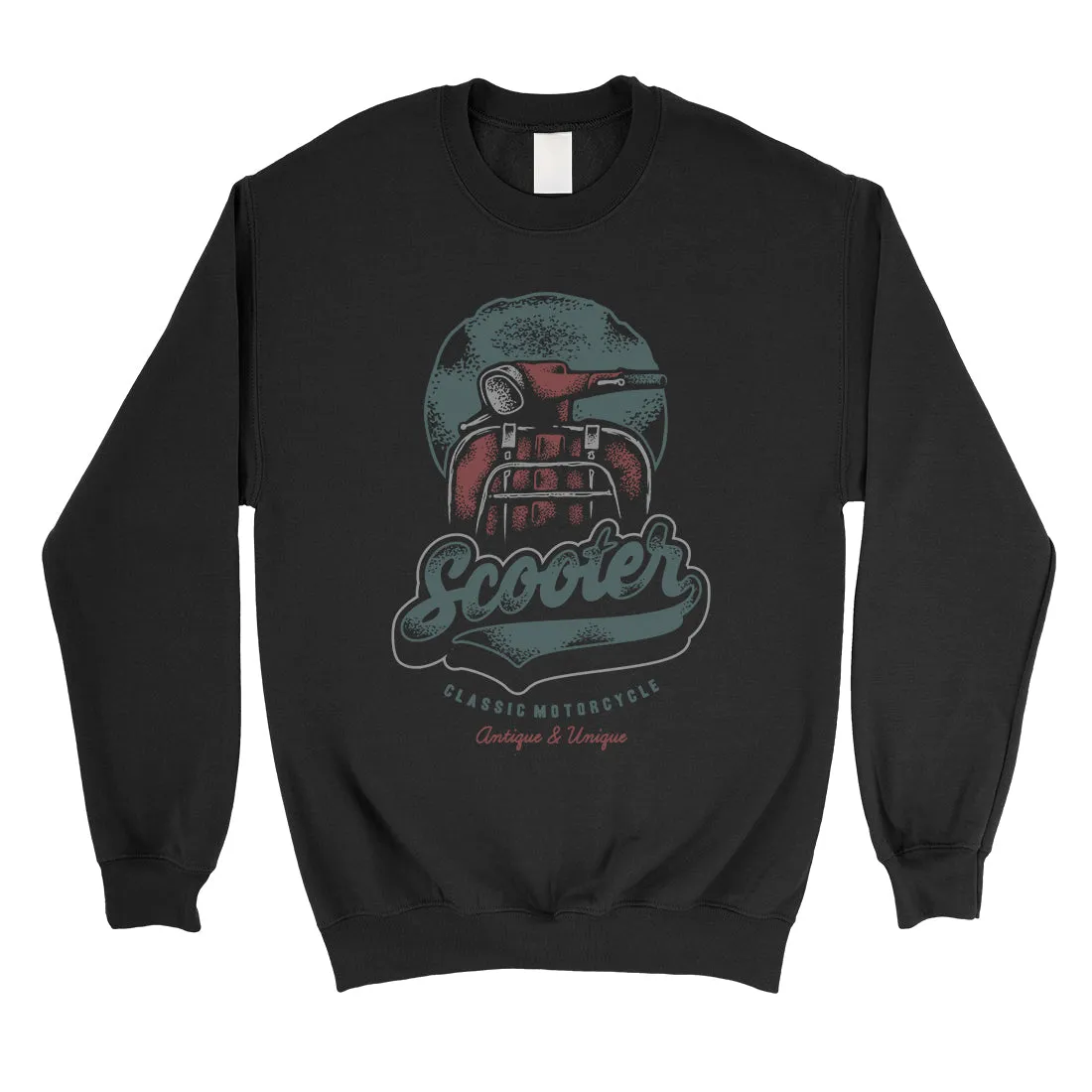 Scooter Classic Unisex Crewneck Sweatshirt Unique Vintage Design