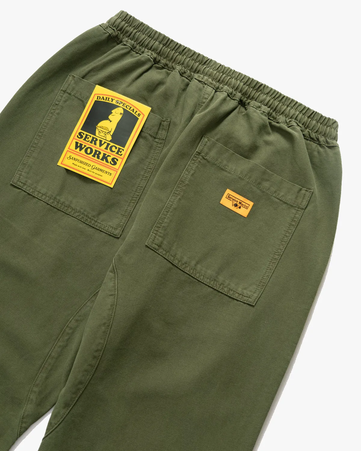 Service Works Classic Canvas Chef Pant - Olive