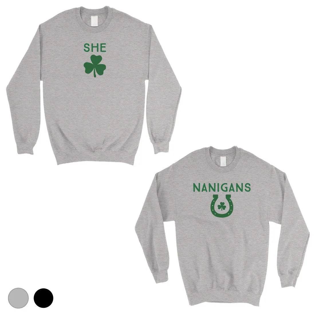 Shenanigans BFF Matching Sweatshirts Funny St Patrick's Day Gift