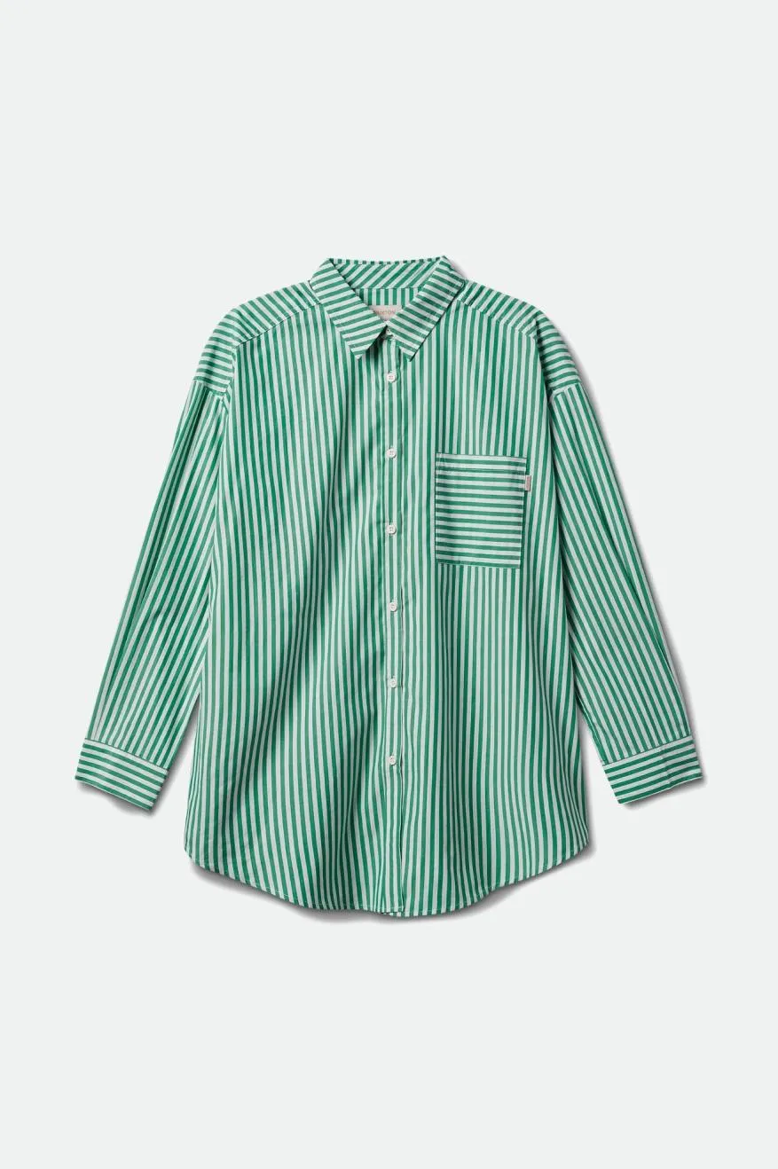 Sidney Oversized L/S Woven - Leprechaun