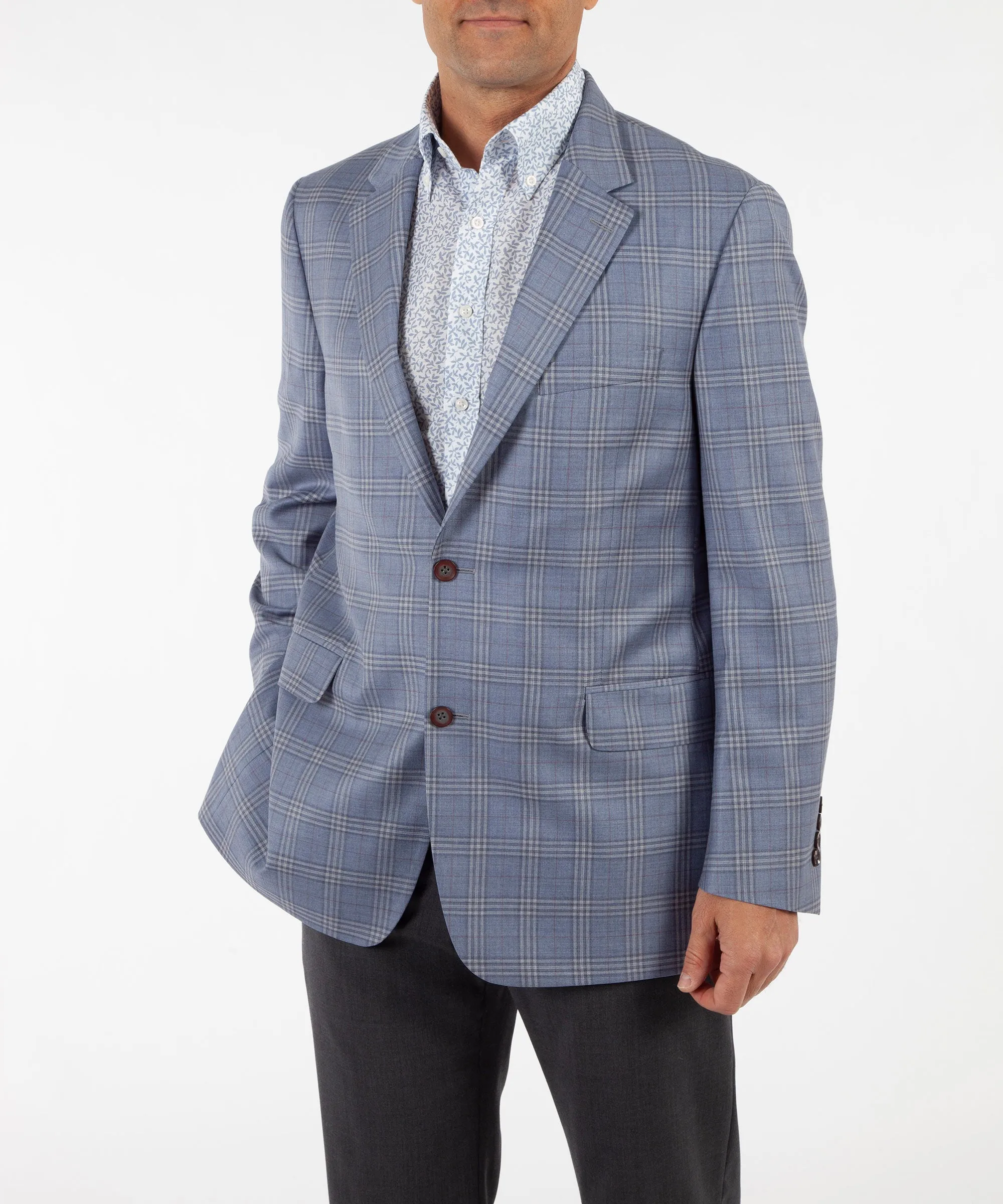 Signature Plaid 100% Superfine Wool Sport Coat