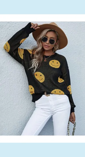 Smiley Face Sweater