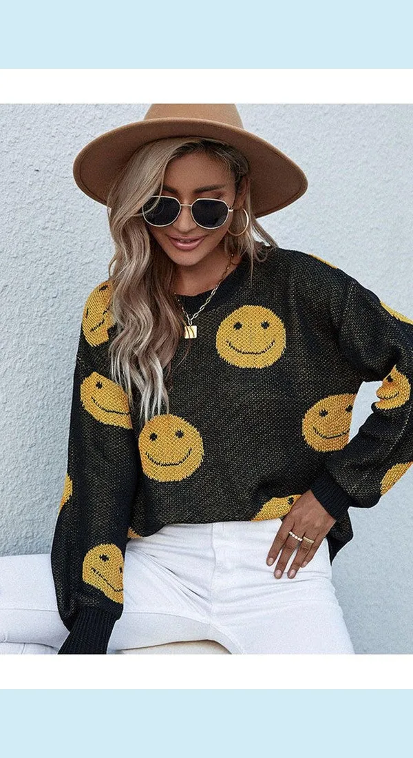 Smiley Face Sweater