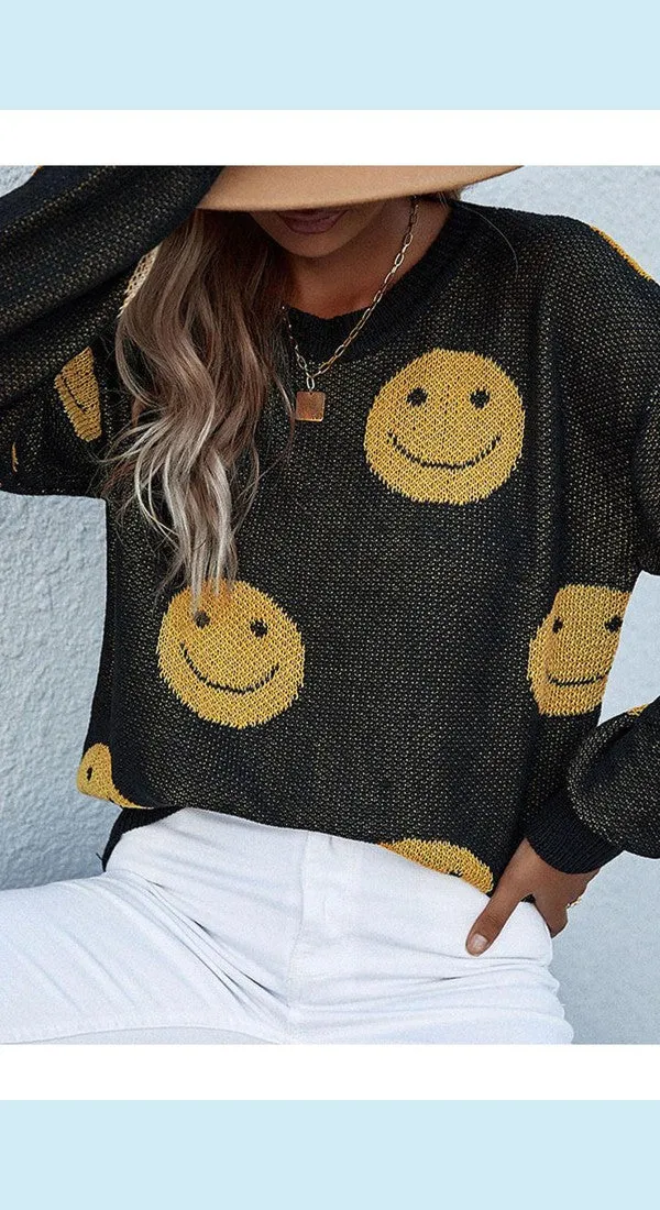 Smiley Face Sweater