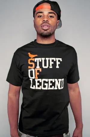 Stuff of Legend (Men's Black/Orange Tee)