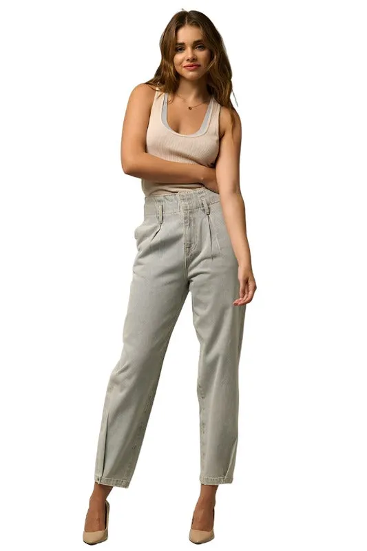 Super High Waist Balloon Jeans