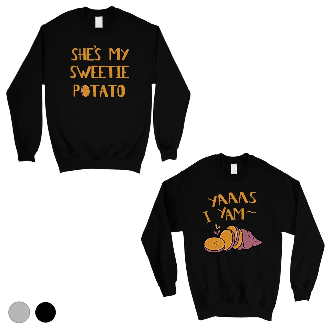 Sweet Potato Yam Matching Sweatshirt Pullover Cute Anniversary Gift